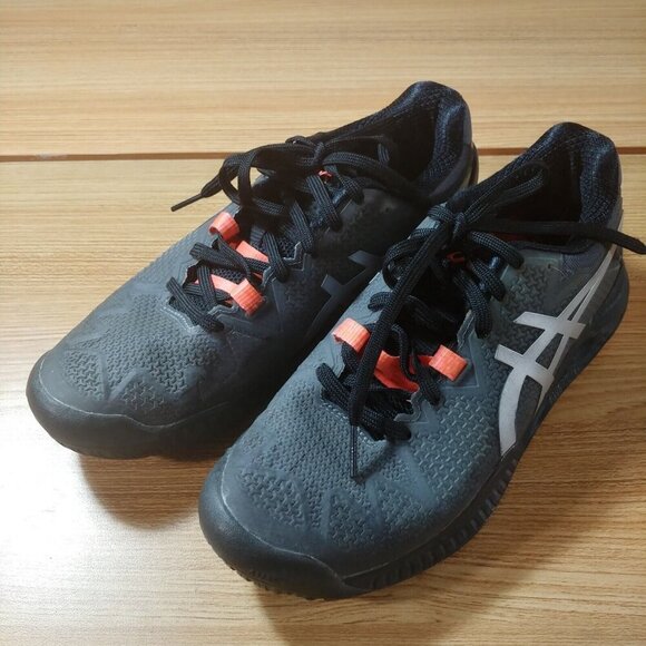 ASICS Women's Black and Gray Athletic Shoes - Picture 1 of 7